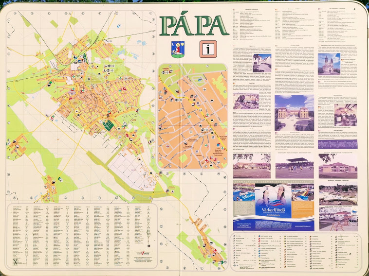 Pápa térkép