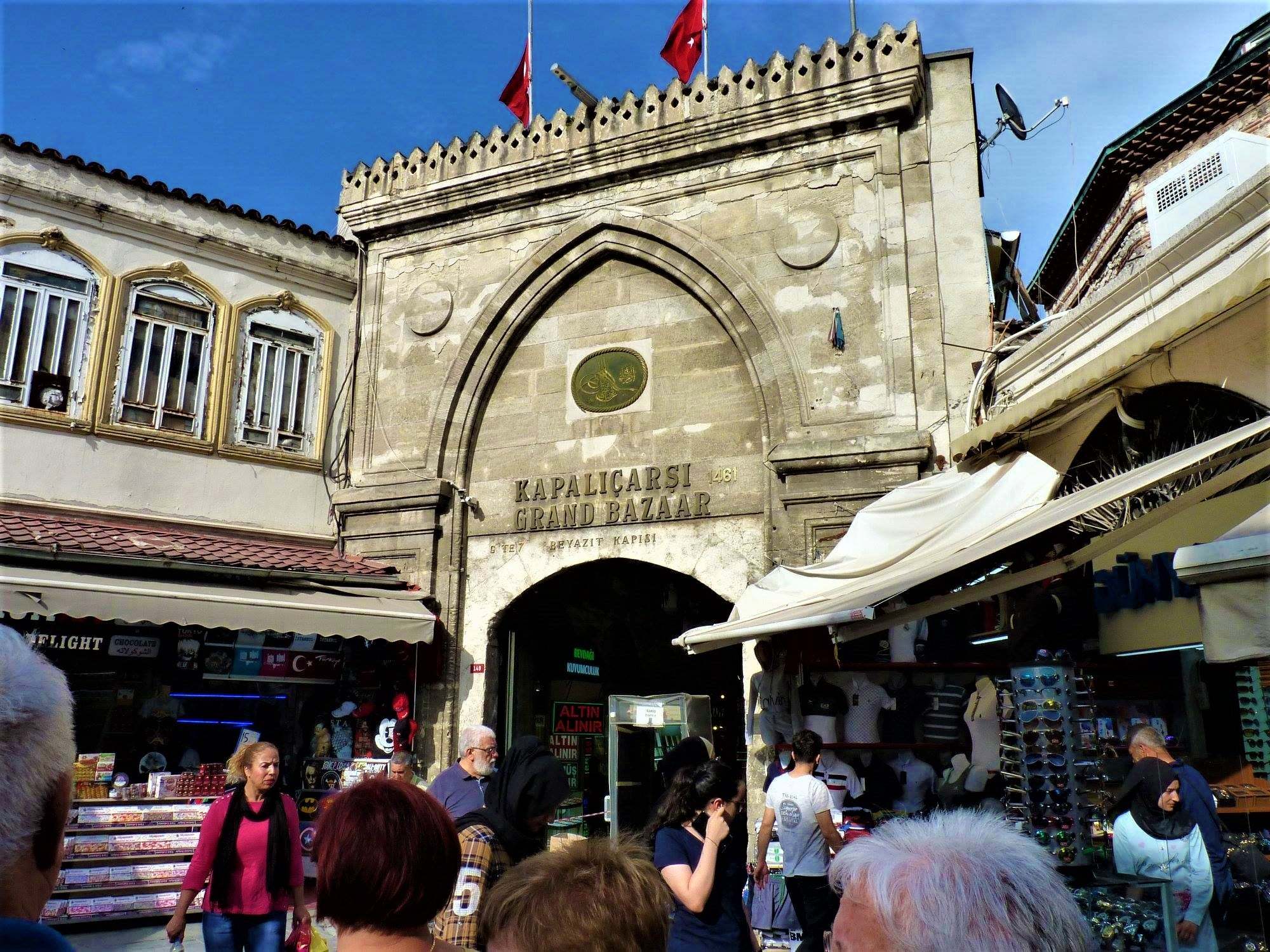 isztambul bazar bejárata